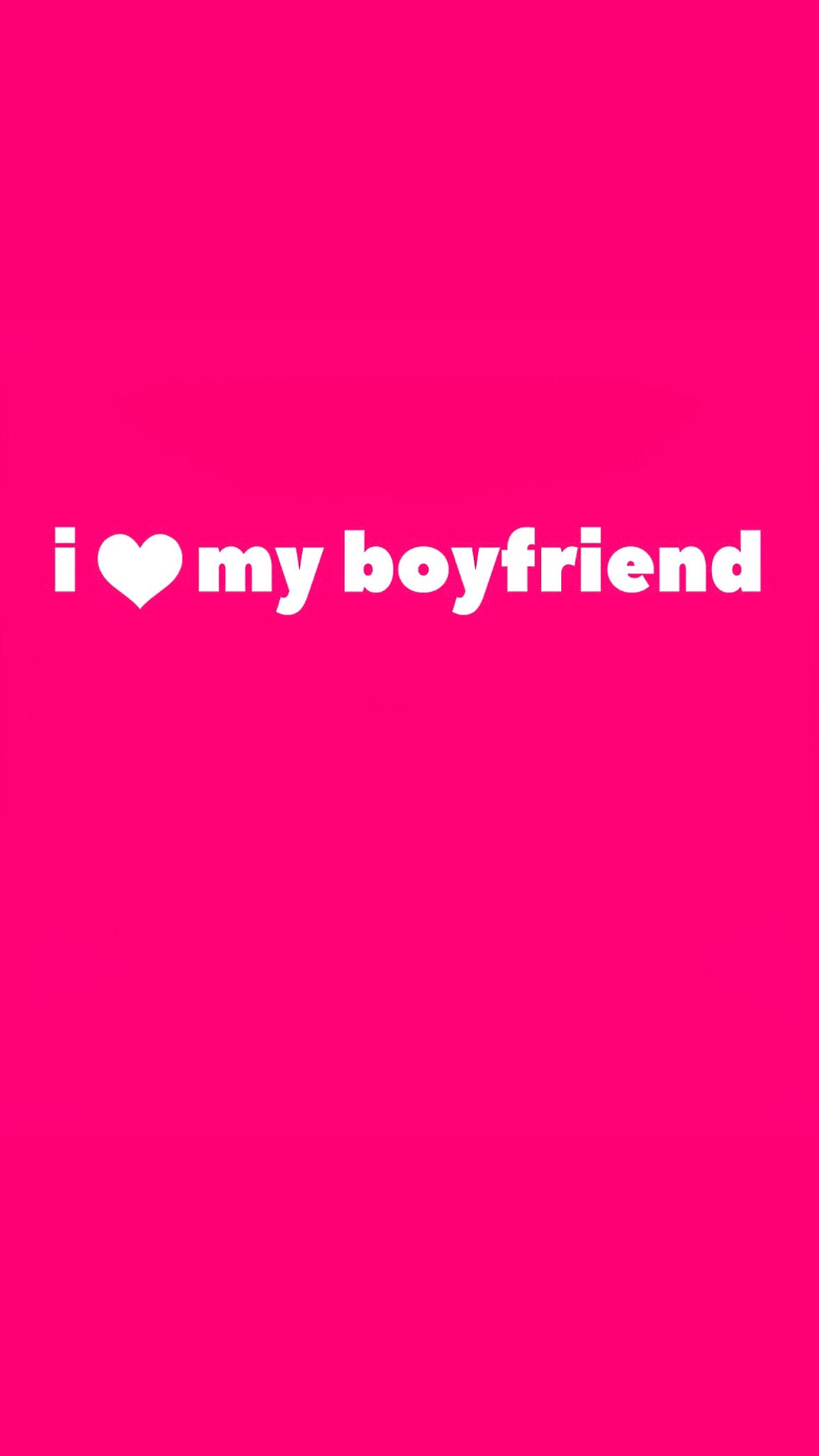 I LOVE MY BOYFRIEND T